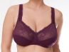 Plaisir Beate Lux Full Cup Bra Dark Cherry-thumb Underwired, non padded, stretch lace full cup bra. 80-110 D-H 619435-24/DRY