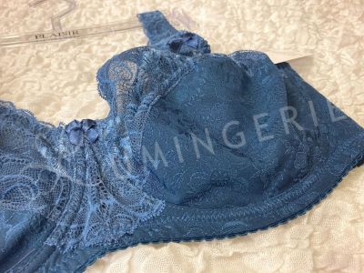 Plaisir Beate Full Cup Bra Topaz Underwired, non padded, stretch lace full cup bra 80-105 D-H 619431-TOZ