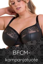 Enchant UW Full Cup Bra Black Pleather