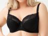 Gorsenia Blanka Half Padded Bra Black-thumb Underwired, half-padded bra 65-105, D-K K357-CZA