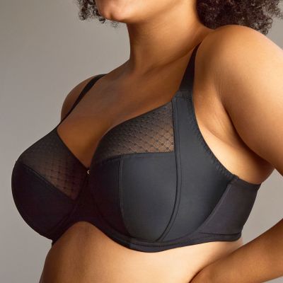 Sculptresse by Panache Bliss Full Cup Bra Noir Underwired non-padded full cup bra. 75-105, E-O 10685-NOIR