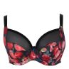 Sculptresse by Panache Bliss Full Cup Bra Rose Print-thumb Underwired non-padded full cup bra. 75-105, E-O 10685B-ROSE