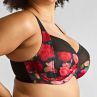 Sculptresse by Panache Bliss Full Cup Bra Rose Print-thumb Underwired non-padded full cup bra. 75-105, E-O 10685B-ROSE