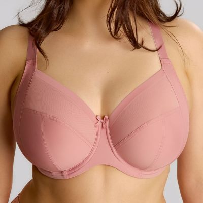 Sculptresse by Panache Bliss Full Cup Bra - Rose Pink Underwired non-padded full cup bra. 75-105, E-O 10685C-PINK