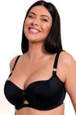 Boost Me Up Padded Balcony Bra Black