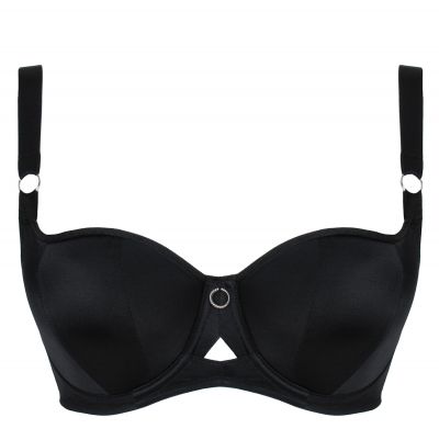Curvy Kate Boost Me Up UW Padded Balcony Bra Black Underwired, padded push up balcony bra 65-100, E-M CK-027-106-BLK