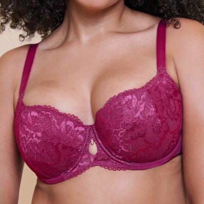 Curvy Kate Boost Sweetheart UW Padded Balcony Bra - Magenta Underwired, padded push up balcony bra. 65-100, D-M CK120106-MGP