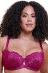 Curvy Kate Boost Sweetheart UW Padded Balcony Bra - Magenta-thumb Underwired, padded push up balcony bra. 65-100, D-M CK120106-MGP