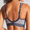 Panache Sport 7341B Boundless Non Wired Padded Sports Bra Charcoal Marl-thumb Non wired, padded sports bra 60-90, D-M 7341B-CMRL