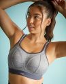 Panache Sport 7341B Boundless Non Wired Padded Sports Bra Charcoal Marl-thumb Non wired, padded sports bra 60-90, D-M 7341B-CMRL