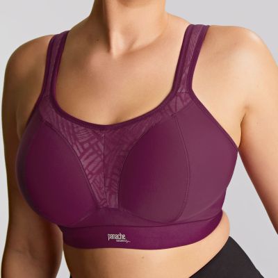 Panache Sport 7341D Boundless Non Wired Padded Sports Bra - Berry Non wired, padded sports bra. 65-90, D-M 7341D-BER