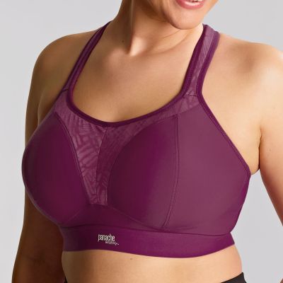 Panache Sport 7341D Boundless Non Wired Padded Sports Bra - Berry Non wired, padded sports bra. 65-90, D-M 7341D-BER