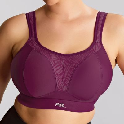Panache Sport 7341D Boundless Non Wired Padded Sports Bra - Berry Non wired, padded sports bra. 65-90, D-M 7341D-BER