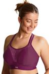 Panache Sport 7341D Boundless Non Wired Padded Sports Bra - Berry-thumb Non wired, padded sports bra. 65-90, D-M 7341D-BER