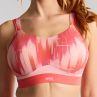 Panache Sport 7341E Boundless Non Wired Padded Sports Bra - Pink Abstract-thumb Non wired, padded sports bra. 65-90, D-M 7341E-PAB