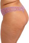 Elomi Brianna Thong - Heather-thumb Stretch lace thong. S/38 - 3XL/48 EL8087-HER