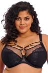 Elomi Brianna UW Plunge Bra Black-thumb Underwired, full cup plunge bra. 70-100, F-O EL8080-BLK