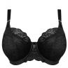 Elomi Brianna UW Padded Half Cup Bra Black-thumb Underwired, padded, half cup bra. 70-100, E-L EL8081-BLK