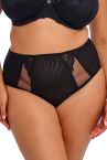 Elomi Brianna Full Brief - Black-thumb Mesh and lace briefs. 40-50 EL8085-BLK