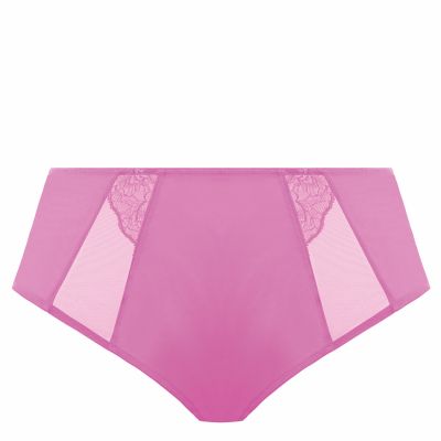 Elomi Brianna Full Brief Very Pink Mesh and lace briefs. 40-50 EL8085-VEK