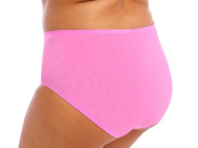 Elomi Brianna Full Brief Very Pink Mesh and lace briefs. 40-50 EL8085-VEK