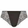 Elomi Brianna Thong Black-thumb Stretch lace thong. 38-48 EL8087-BLK