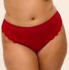 Elomi Brianna Thong - Haute Red-thumb Stretch lace thong. S/38 - 3XL/48 EL8087-HAD