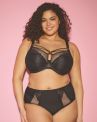 Elomi Brianna UW Plunge Bra Black-thumb Underwired, full cup plunge bra. 70-100, F-O EL8080-BLK