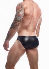 Cut4Men - C4M BL4CK01 Snap Ergonomic brief black-thumb Brief 90% Polyamide, 10% Elastane S-XL BL4CK01