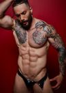 Cut4Men - C4M BL4CK01 Snap Ergonomic brief black-thumb Brief 90% Polyamide, 10% Elastane S-XL BL4CK01