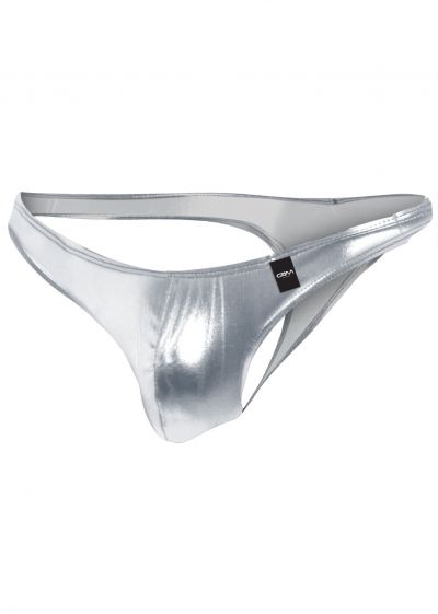 Cut4Men - C4M C4M03 Thong skai silver Thong 80% Polyamide, 20% Spandex Lycra S-XL C4M03_silver