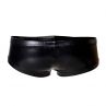 Cut4Men - C4M C4M10 Booty short black leatherette-thumb Booty short 93% Polyester, 7% Elastane S-XL C4M10