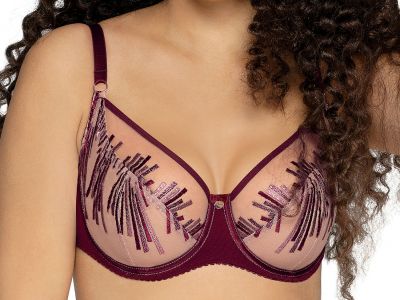 Ava Lingerie Calla Soft Bra Precious Wine Underwired, soft cup bra 65-105, D-L AV-1942-WINE