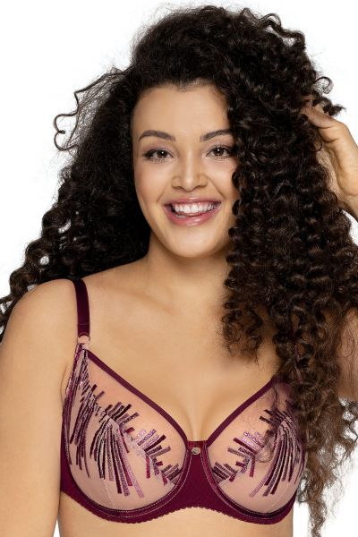 Ava Lingerie Calla Soft Bra Precious Wine Underwired, soft cup bra 65-105, D-L AV-1942-WINE