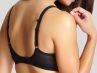 Panache Cari Spacer Bra Black-thumb Underwired spacer foam t-shirt bra 60-85, D-H 7961-BLK