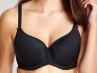 Panache Cari Spacer Bra Black-thumb Underwired spacer foam t-shirt bra 60-85, D-H 7961-BLK