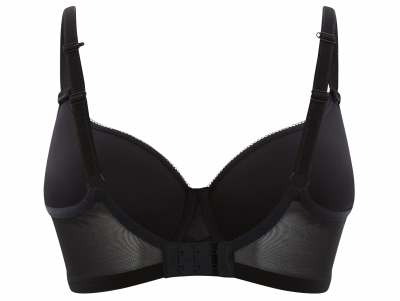 Panache Cari Spacer Bra Black Underwired spacer foam t-shirt bra. 60-85, D-K 7961-BLK