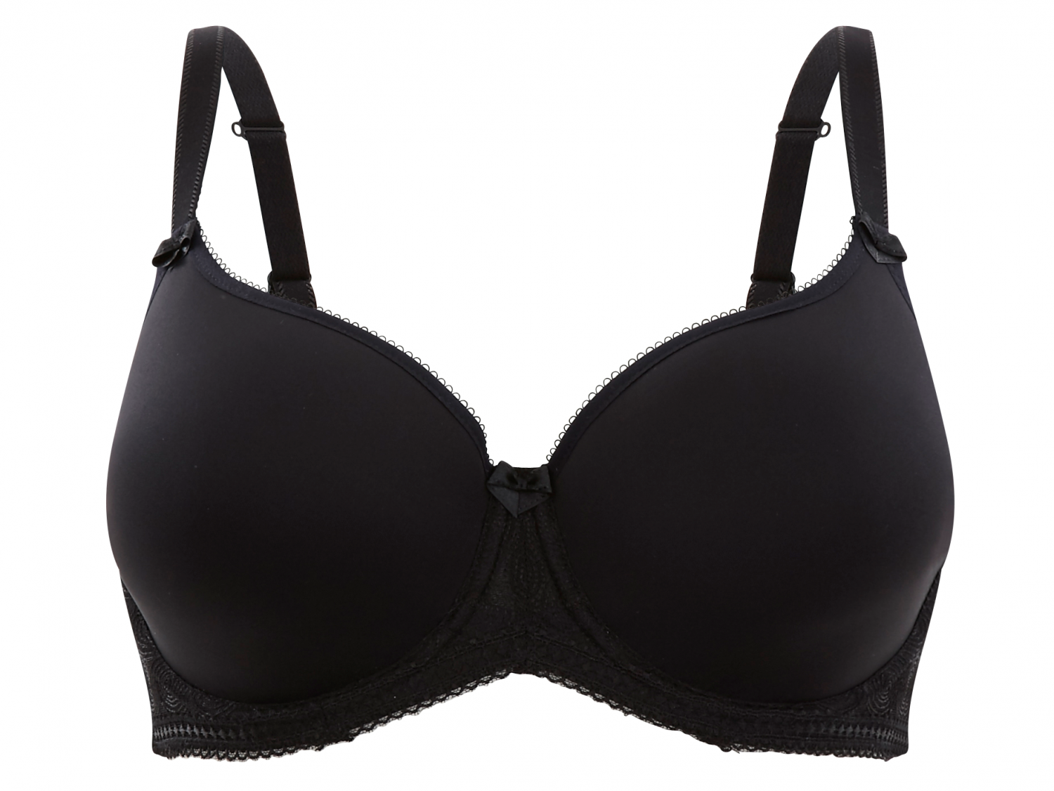 Panache Cari Spacer Bra Black | Lumingerie bras and underwear for big busts