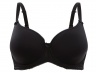 Panache Cari Spacer Bra Black-thumb Underwired spacer foam t-shirt bra. 60-85, D-K 7961-BLK