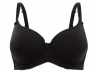 Panache Cari Spacer Bra Black-thumb Underwired spacer foam t-shirt bra 60-85, D-H 7961-BLK