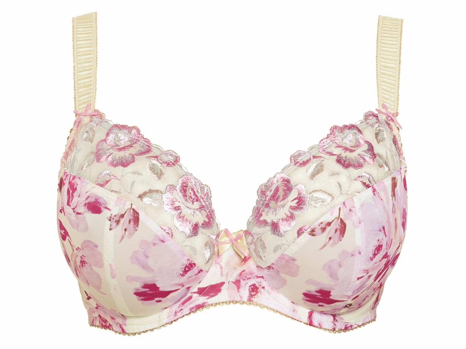 Fantasie Caroline Side Support Bra Ivory Roses Lumingerie bras and