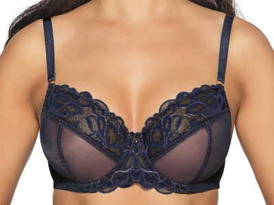 Ava Lingerie Casabella Soft Bra Navy Underwired, non-padded balcony 65-100, D-L AV-1993-NAY