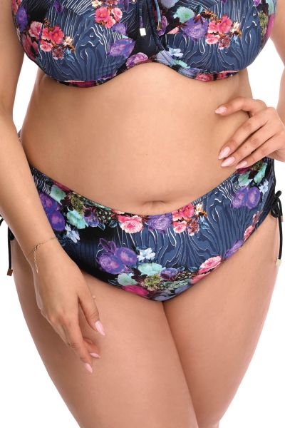 Nessa Swimwear Casablanka Ruched Side Bikini Brief  M-3XL NO2