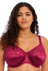 Elomi Cate UW Full Cup Bra Berry-thumb Underwired, non-padded banded bra in full cup 75-105, E-O EL4030-BEY