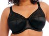 Elomi Cate Full Cup Bra Black-thumb Underwired, non-padded banded bra in full cup 75-105, E-O EL4030-BLK