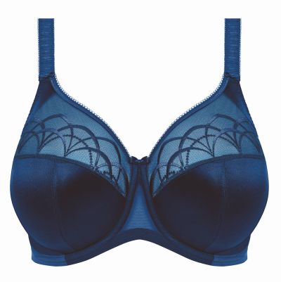 Elomi Cate UW Full Cup Bra Poseidon Underwired, non-padded banded bra in full cup. 75-105, E-O EL4030-PSN