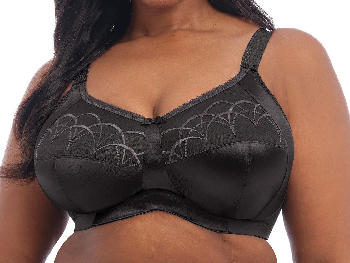 Elomi Cate Black Bra EL4033 - Down Under Specialised Lingerie