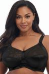 Elomi Cate Non Wired Soft Cup Bra Black-thumb Wireless, non-padded full cup bra. 80-110, D-I EL4033-BLK
