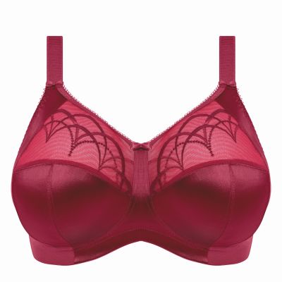 Elomi Cate Non Wired Soft Cup Bra Berry Wireless, non-padded full cup bra. 80-110, D-I EL4033-BEY