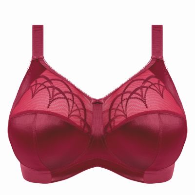 Elomi Cate Non Wired Soft Cup Bra Berry Wireless, non-padded full cup bra. 80-110, D-I EL4033-BEY